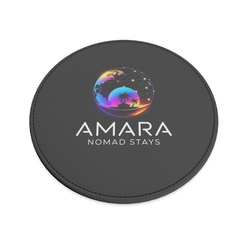 Yumara Collections Designer Leather Coasters