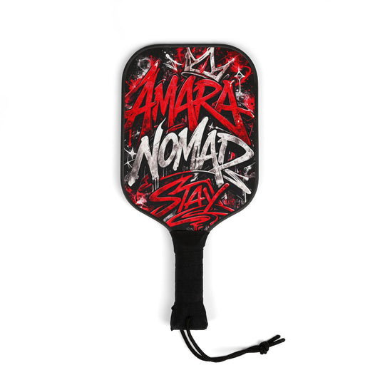 Yumara Collections Graffiti Pickleball Paddle Set with 2 Balls