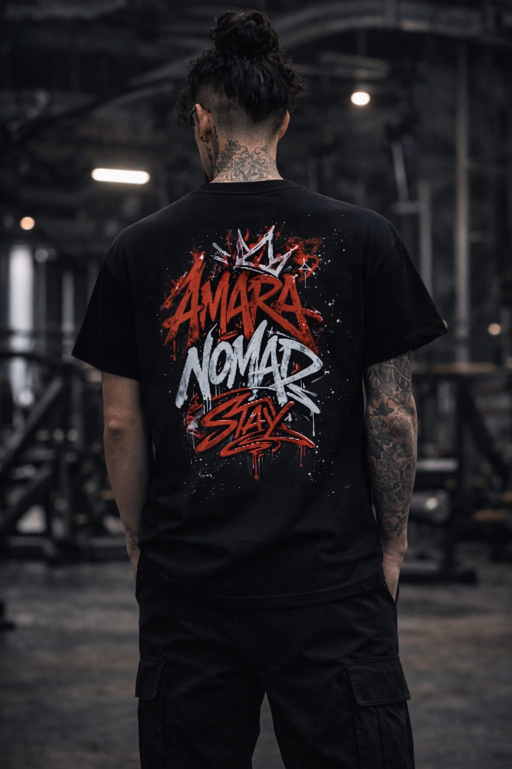 ROA Raw Edge Boxy Non-Shrink T-Shirt