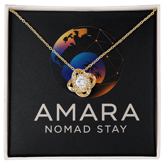 Yumara Collections Radiant Star Necklace White Gold Finish