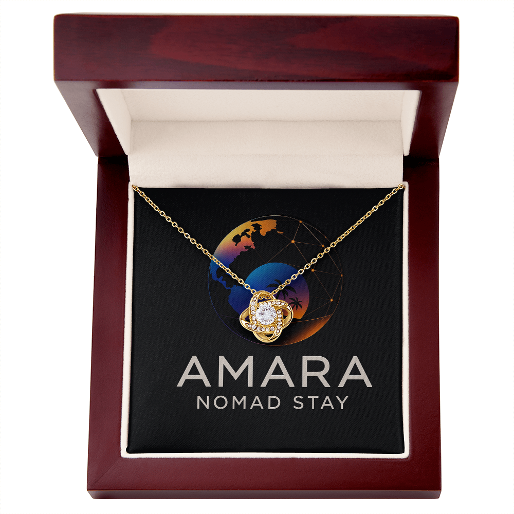 Yumara Collections Radiant Star Necklace White Gold Finish
