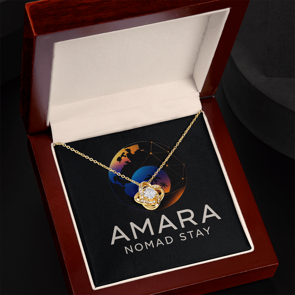 Yumara Collections Radiant Star Necklace White Gold Finish