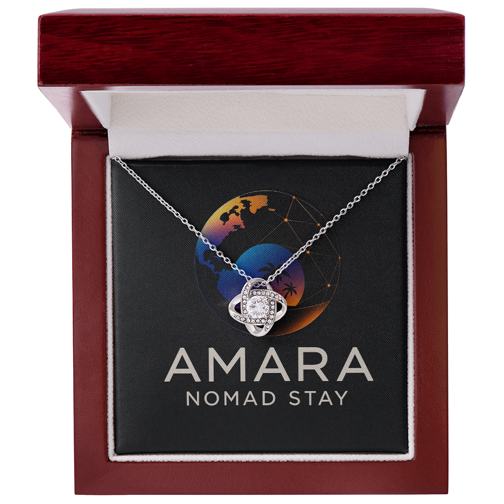 Yumara Collections Radiant Star Necklace White Gold Finish