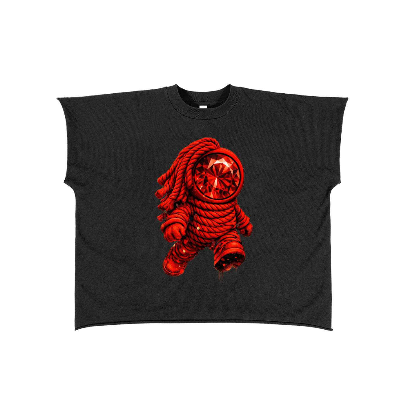 ROA Raw Edge Boxy Non-Shrink T-Shirt