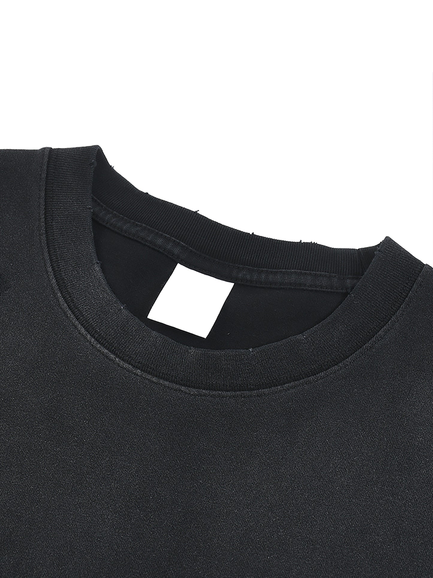 Hand-Frayed Sunfade Paint Splatter T-Shirt Nomad Thionne