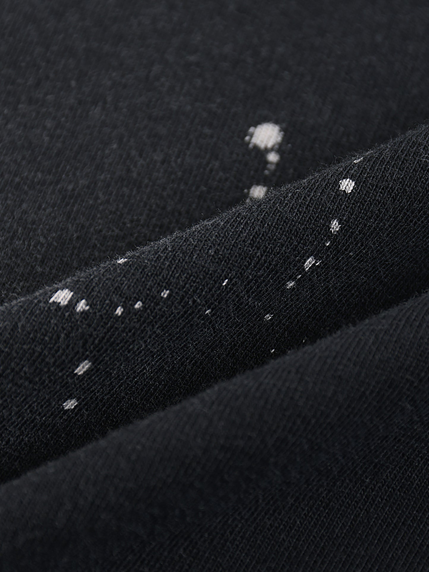 Hand-Frayed Sunfade Paint Splatter T-Shirt Nomad Thionne